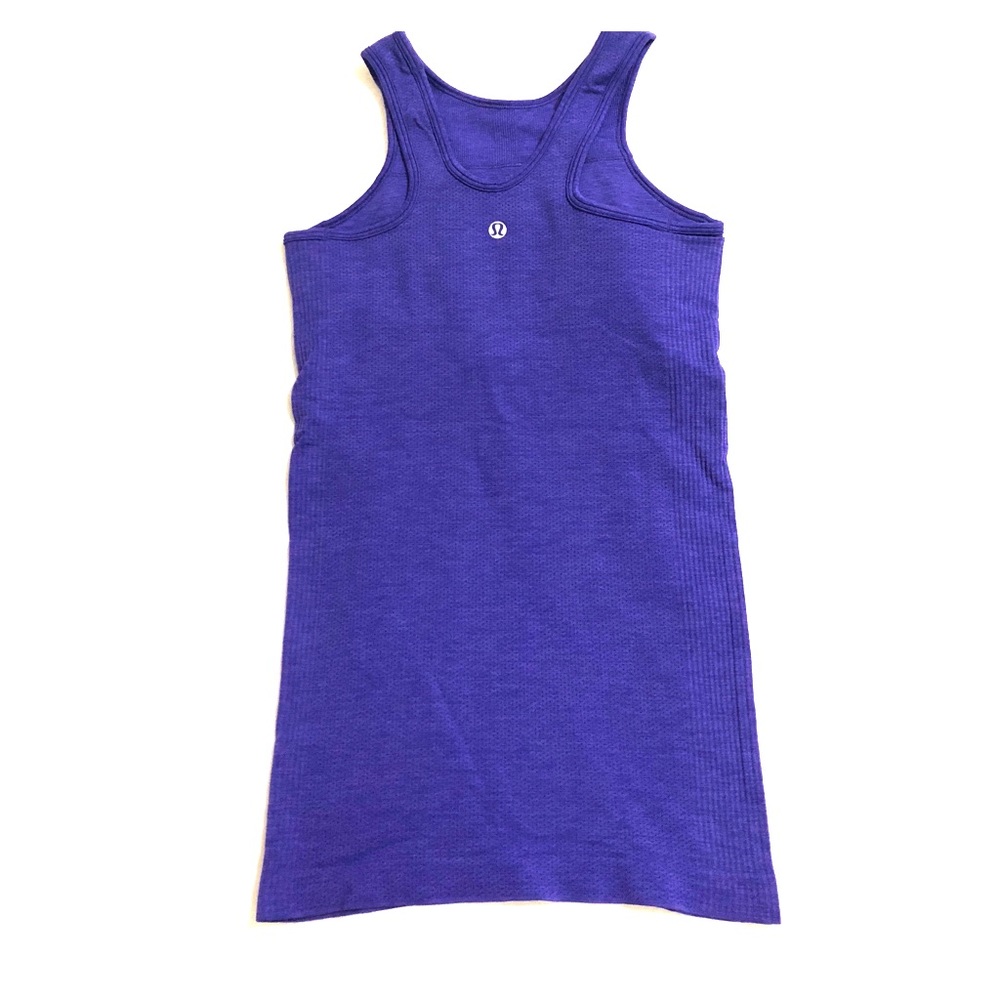 Lululemon purple built in bra top size 4